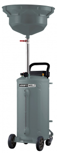Установка для слива масла/антифриза с круглой подъемной ванной KraftWell KRW1803.80