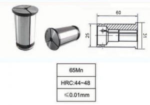 Цанга-втулка d  6,0х25мм L60мм тип С25 "CNIC"