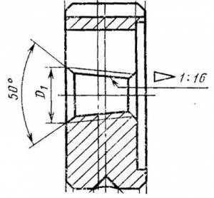 Плашка Трубная коническая   R    3/4", 14 ниток/дюйм, dнар.55мм Р6АМ5 "TLX"