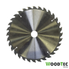 Пила дисковая 400х50х4,4/3,2 Z24 WZ для продольного пиления WoodTec, рис.5